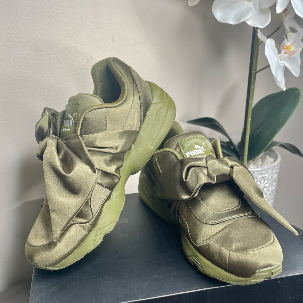 Puma x Fenty By Rihanna Bow Sneaker Olive Branch